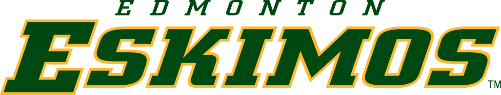 edmonton eskimos 1998-pres wordmark logo iron on transfers for T-shirts